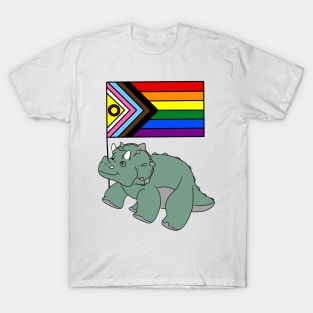 Dinosaur progress flag T-Shirt